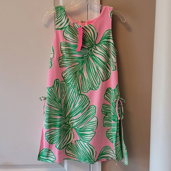 NEW Lilly Pulitzer Donna Romper Mandevilla Baby Who Let the Fronds Out Size 6 - Picture 3 of 11